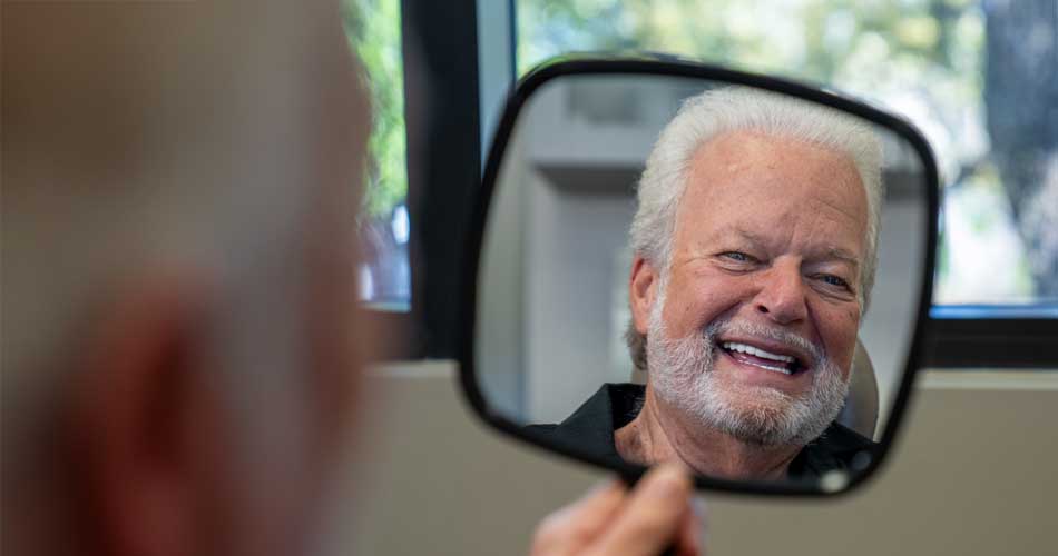 Dental implants patient, Mark