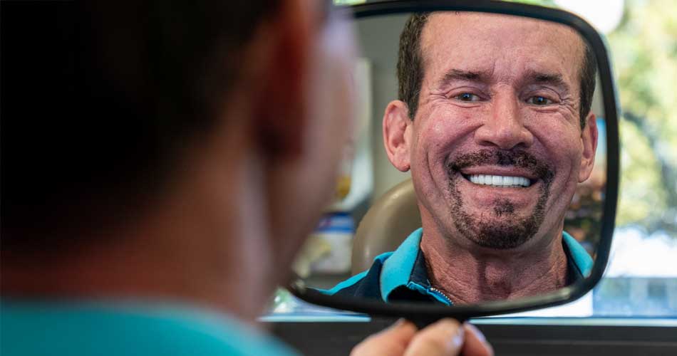 Dental implants patient, Tracy